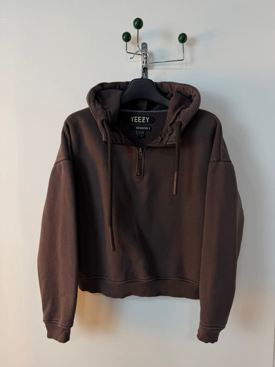 이지 시즌 1 하프 집 후드 셋업  상품이미지2