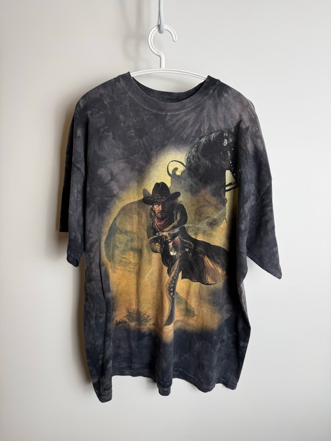 빈티지 USA MADE 카우보이 타이다이  티셔츠  상품이미지1