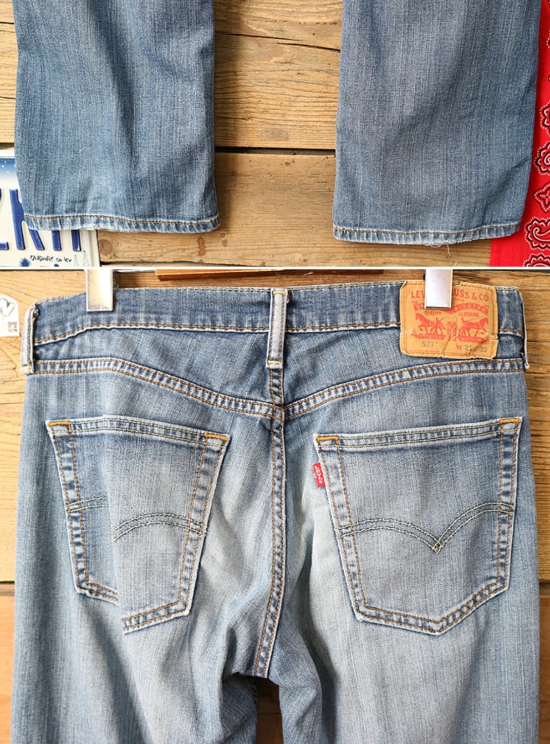 
LEVIS 리바이스 527 부츠컷 데님  29사이즈 세탁완료  상품이미지5