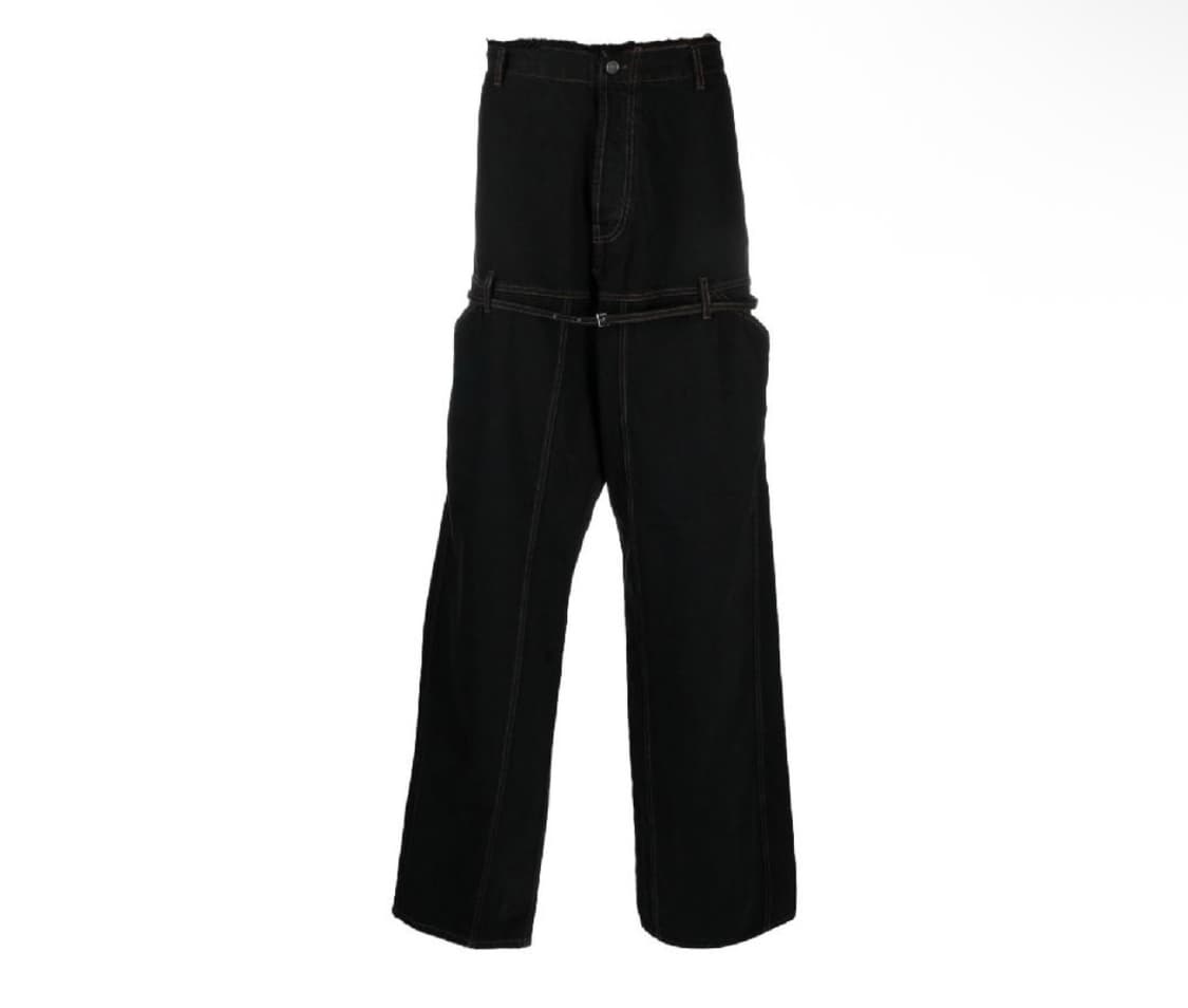 자크뮈스 CRIOLLO 벨티드 와이드 데님 32 상품이미지1