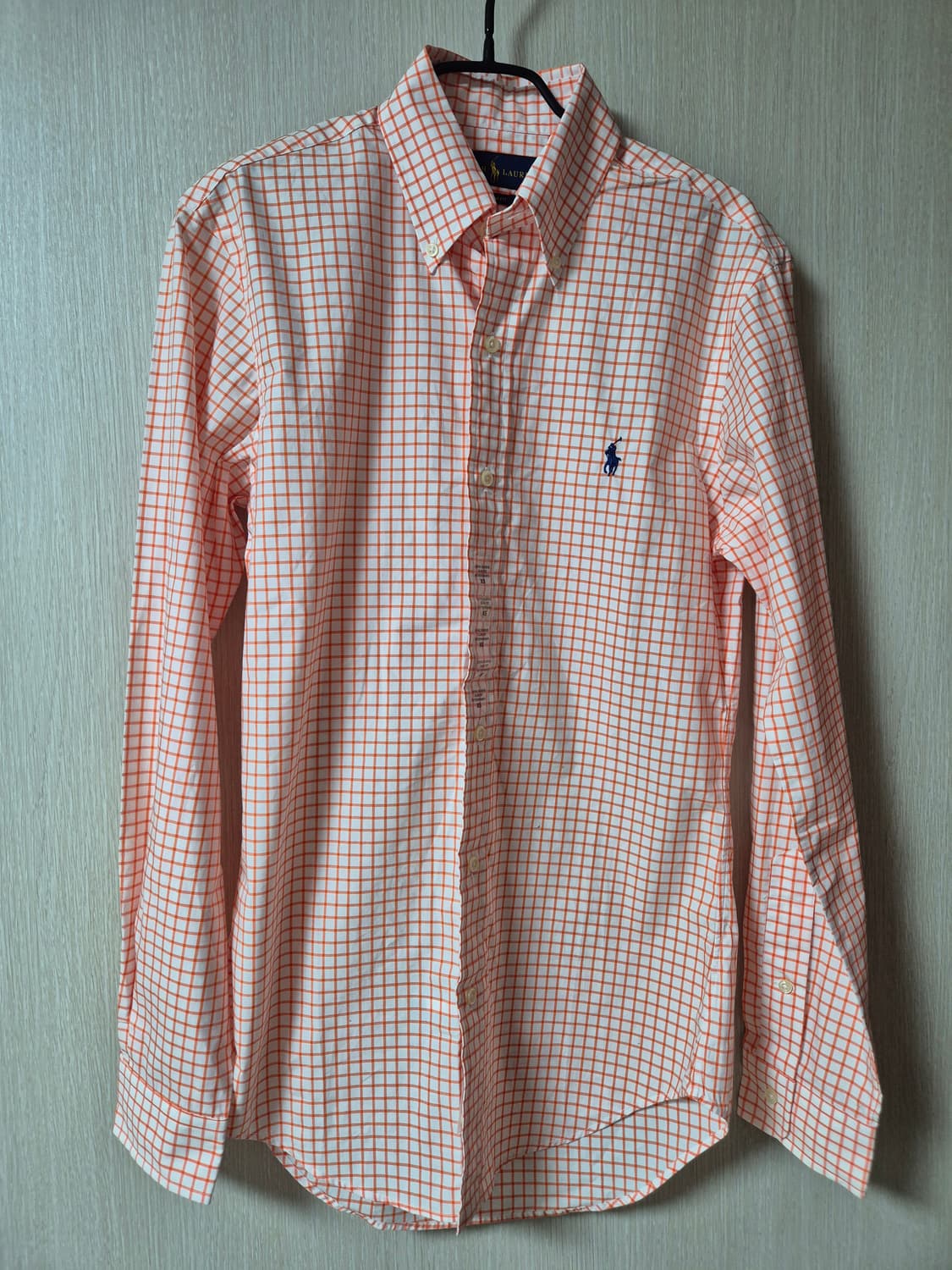 (새제품) 폴로 랄프로렌 깅엄 체크 셔츠 XS  (90) 상품이미지7