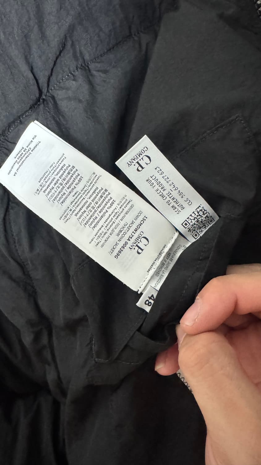 Cp 컴퍼니 에코크롬r 믹스드 패딩 23fw 상품이미지6