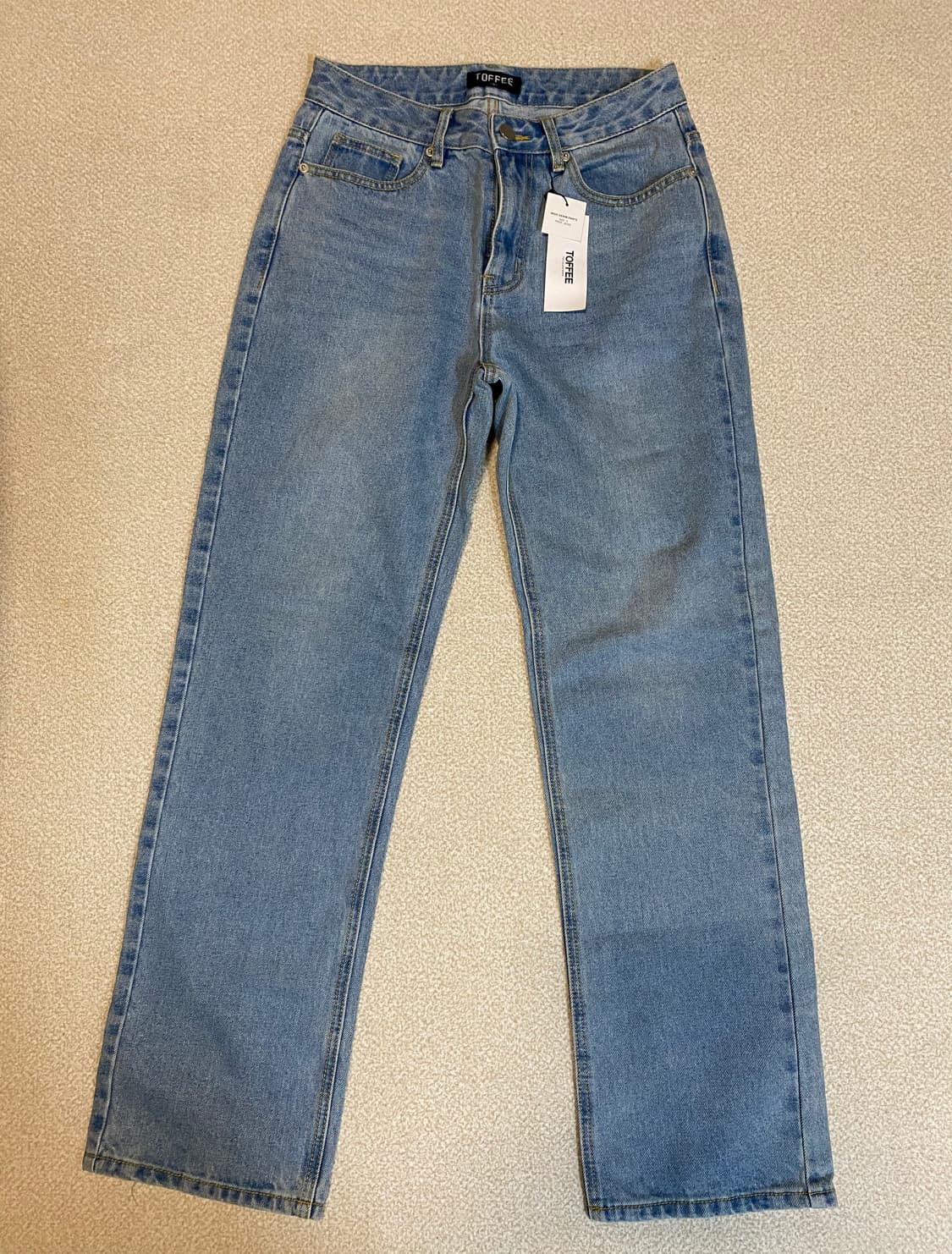 토피 와이드 데님 팬츠 s 상품이미지1