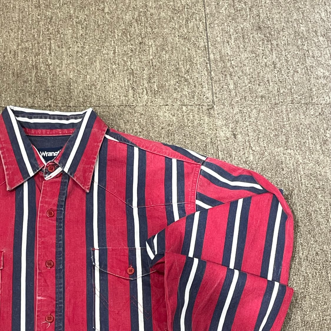 Wrangler 랭글러 스트라이프 웨스턴 셔츠 레귤러 핏 상품이미지2