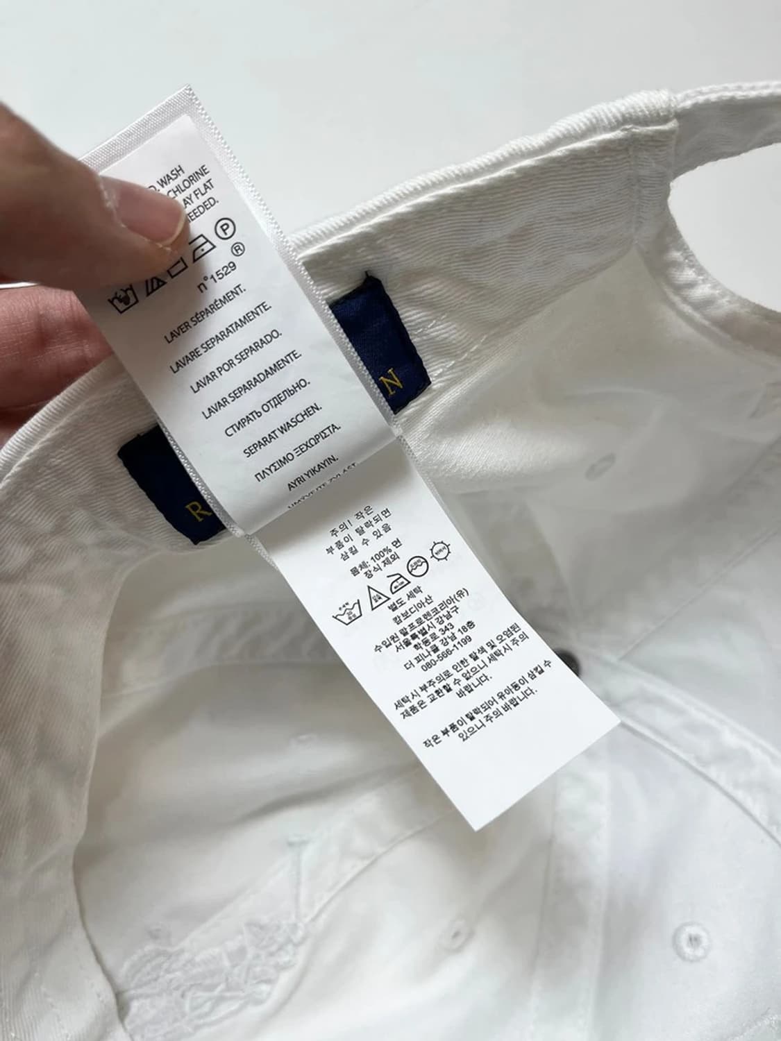 폴로 랄프로렌 빅포니 큐알 신형 치노 볼캡 Q1321 상품이미지7