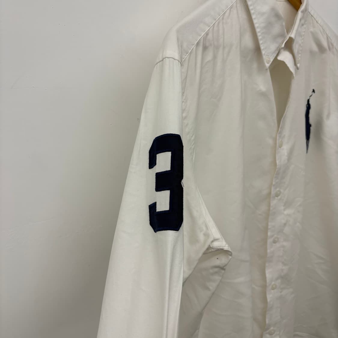 폴로 랄프로렌 빅포니 화이트 셔츠 여/XL 상품이미지3