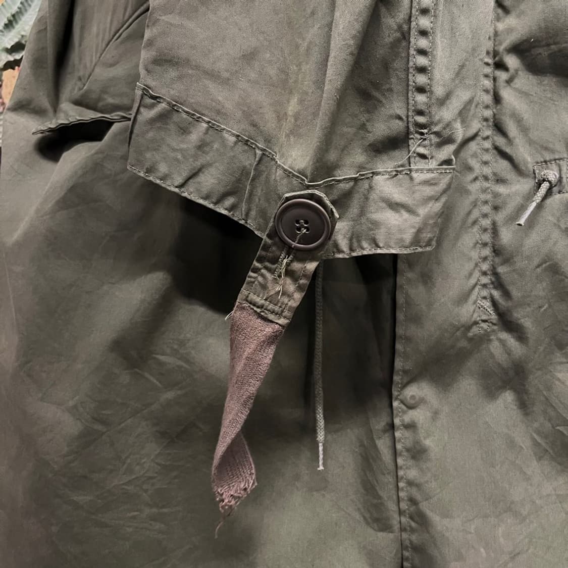 80s 오리지널 미군 M-65 피쉬테일 개파카 야상 외피 N000 상품이미지7