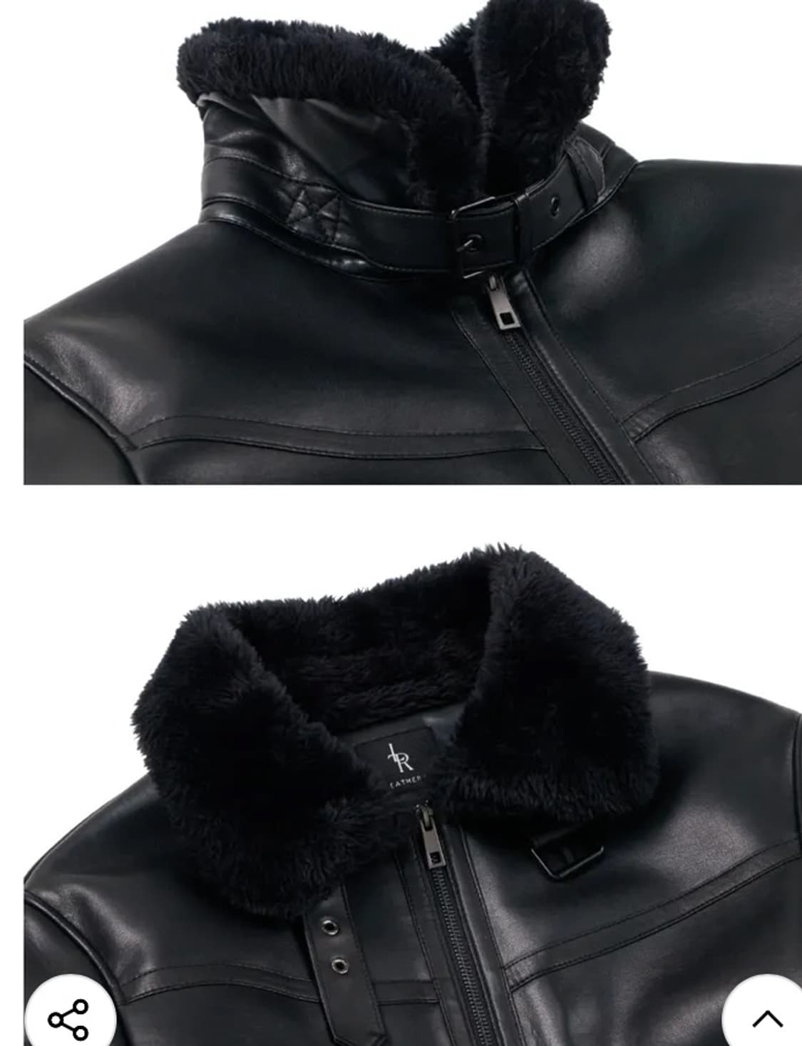 레더리 레더 무스탕 자켓 상품이미지3