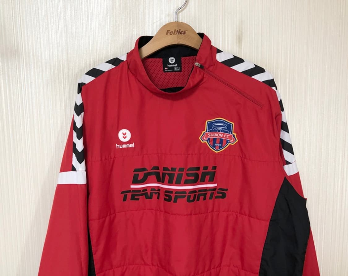 K리그2 험멜 수원FC 웜업 풀오버바람막이 3XL 상품이미지2