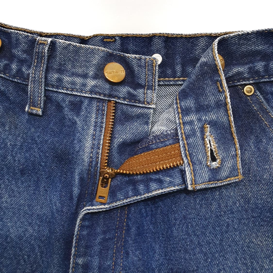 칼하트 더블니 데님 b07 (32) well worn 상품이미지6