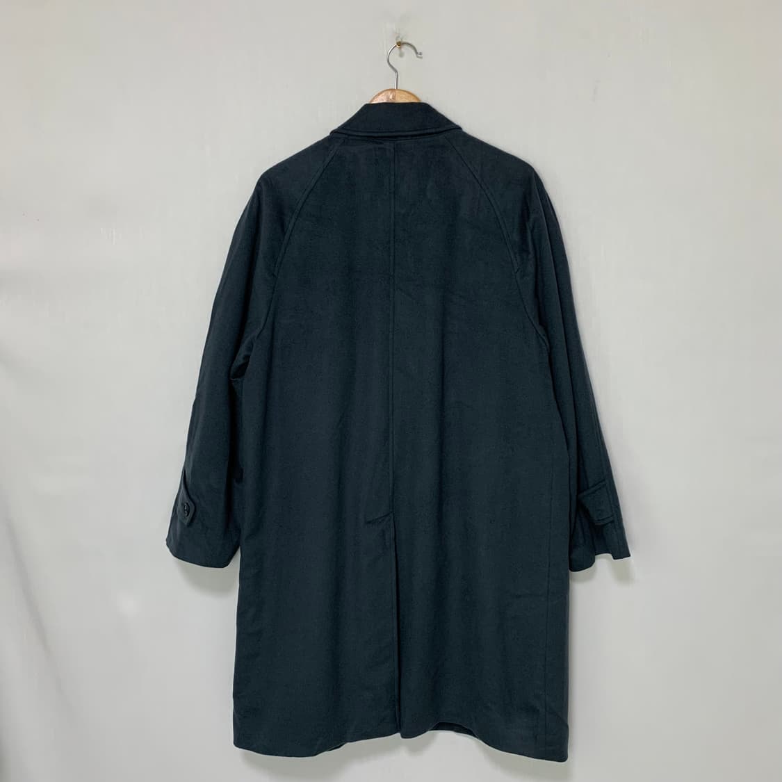 Wind Armor 빈티지 캐시미어 100 코트 블루 그레이 상품이미지10