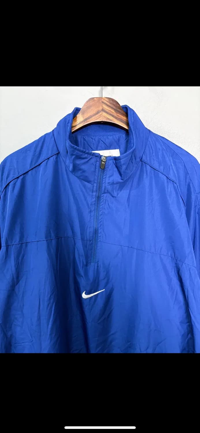 나이키 스우시 아노락 블루 반집업 자켓 H2320 상품이미지3