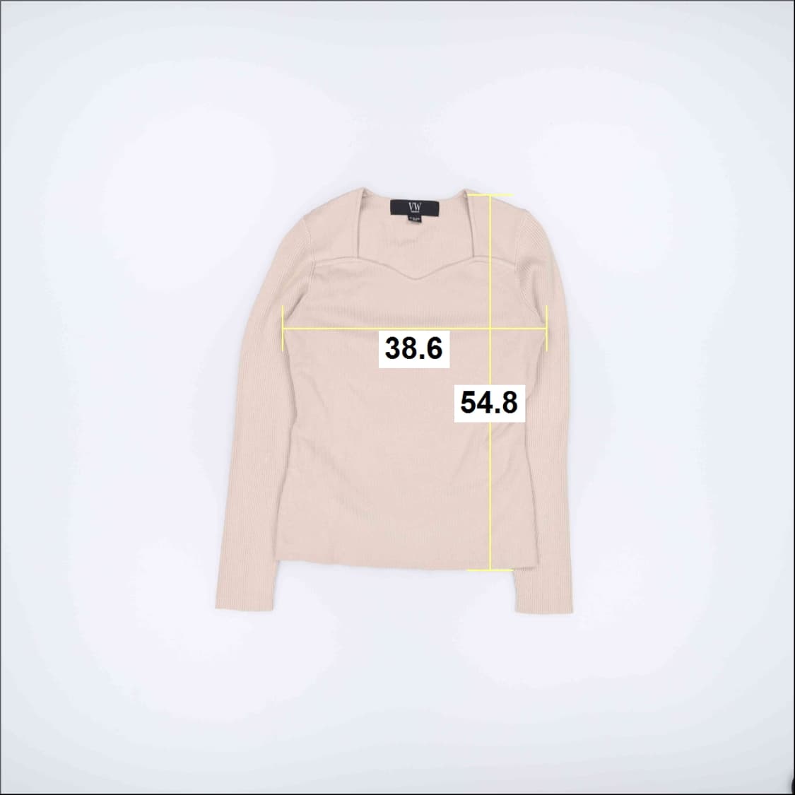 [85] 베라왕 하트넥 골지 니트 스웨터  0105J 상품이미지5