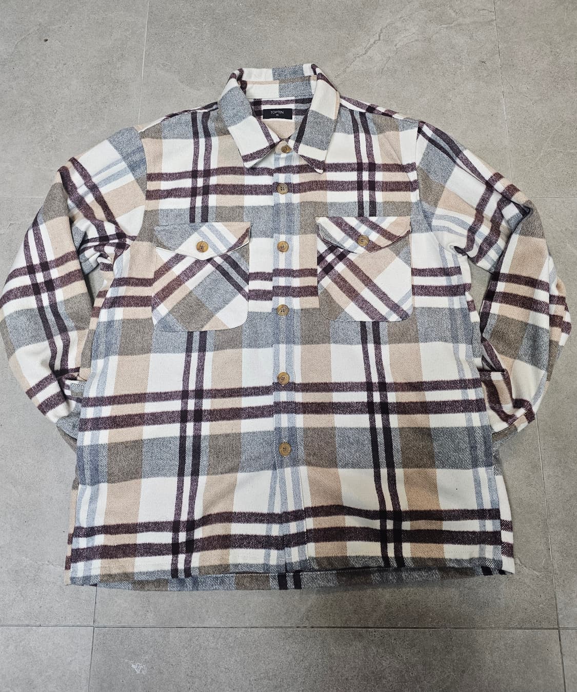 탑텐 체크 셔츠 95 상품이미지2