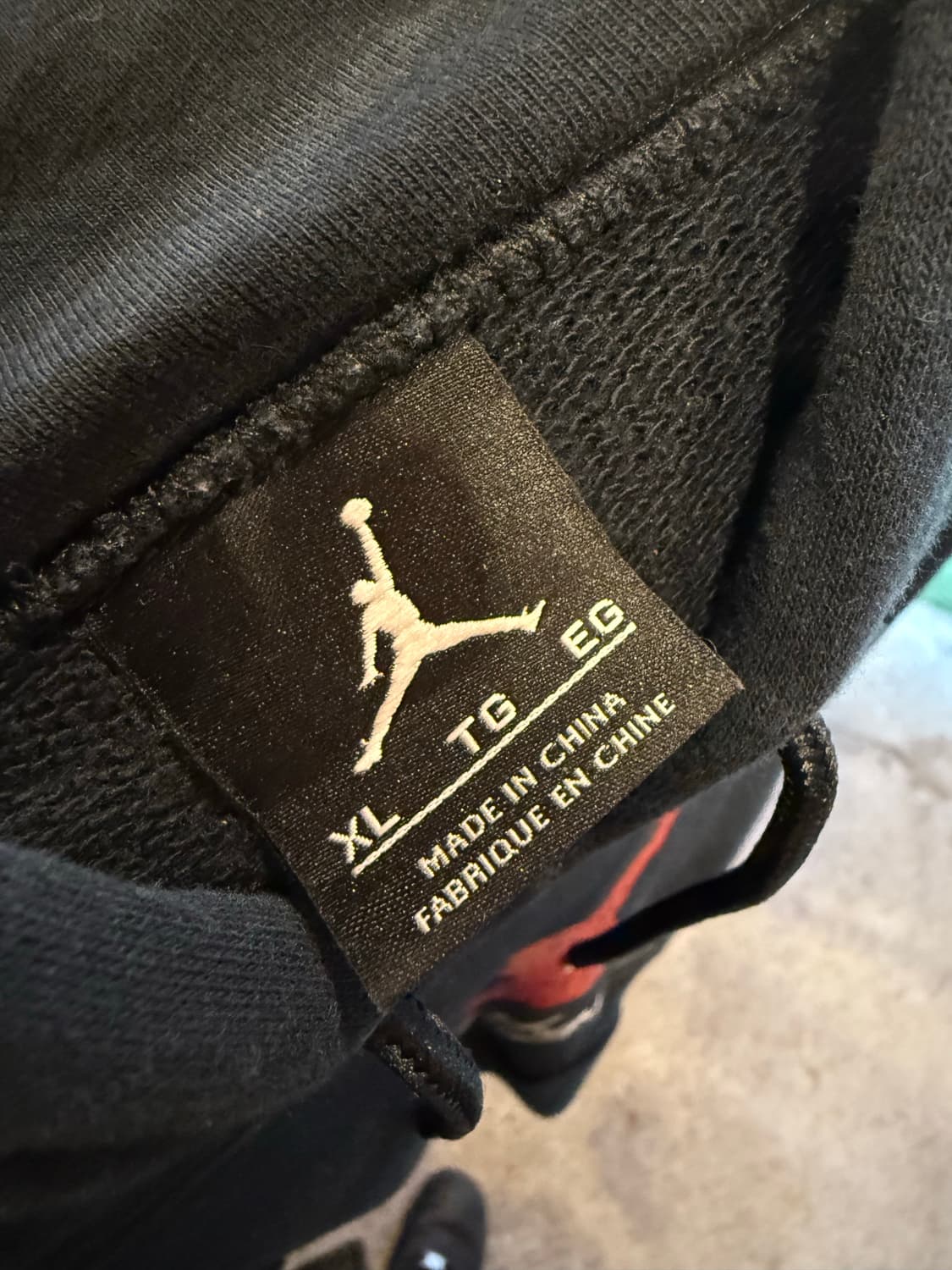 조던 플라이트 블랙 후드티 상품이미지2