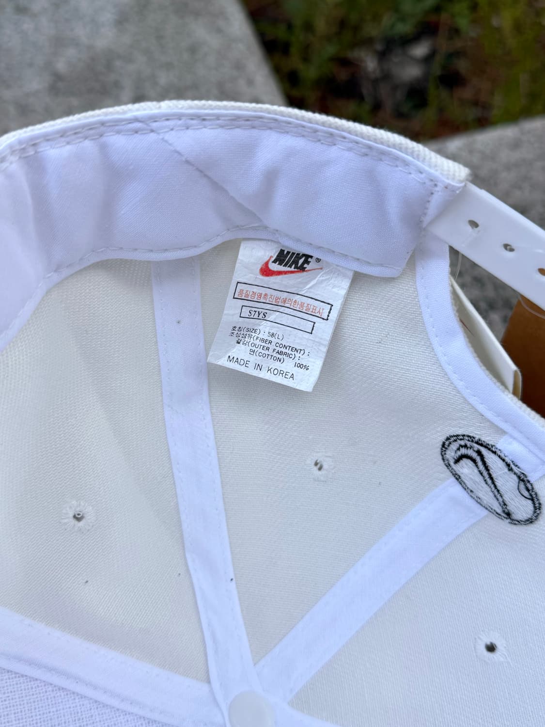 (deadstock) 90s Nike 올드 나이키 6-panel 스냅백 상품이미지7