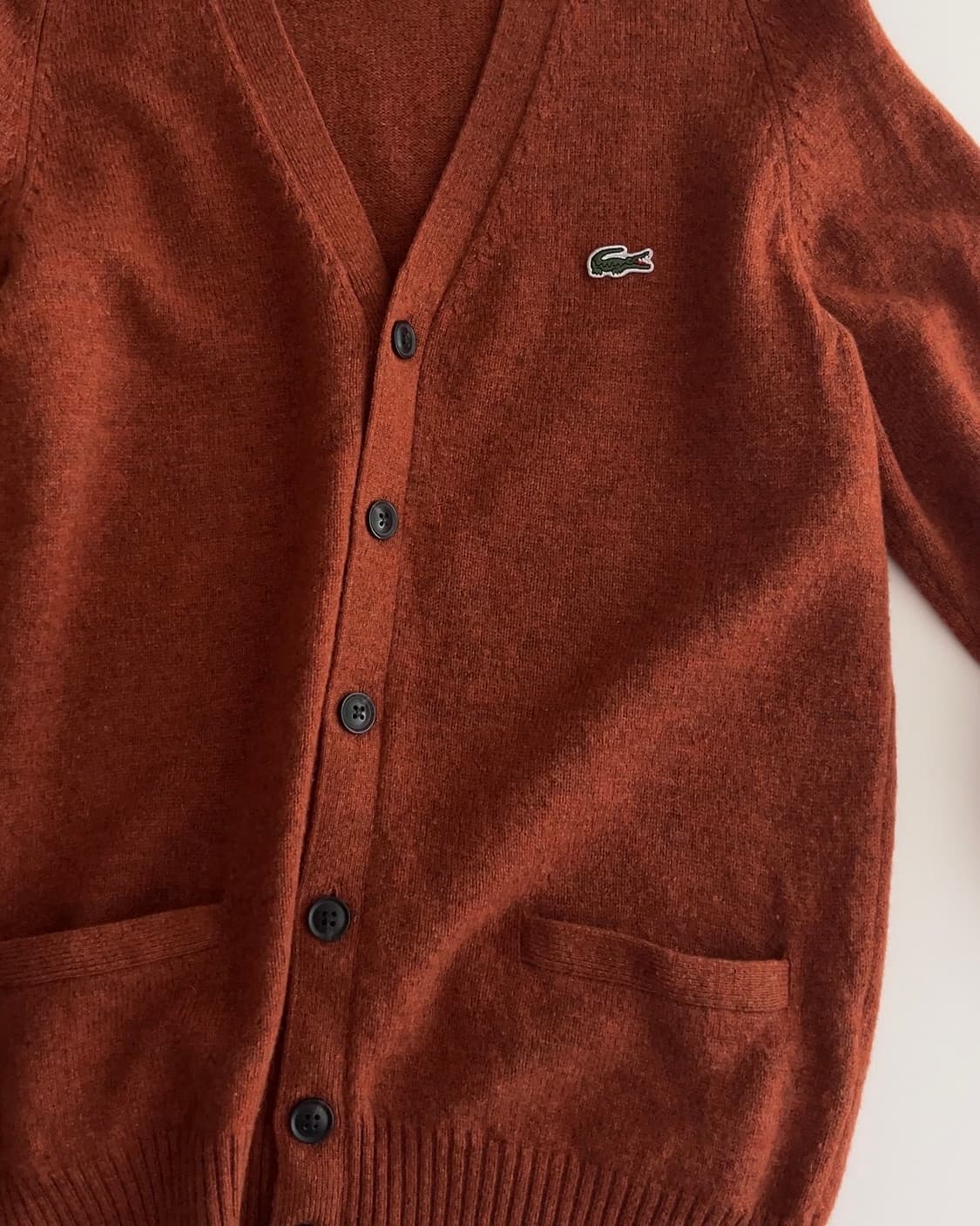 라코스테 오렌지 울 가디건 상품이미지2