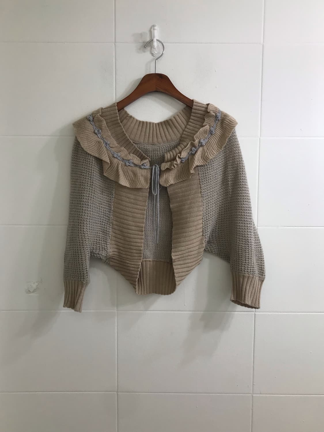 패치워크 체크 너드 하구미 야상 코디세트 상품이미지5