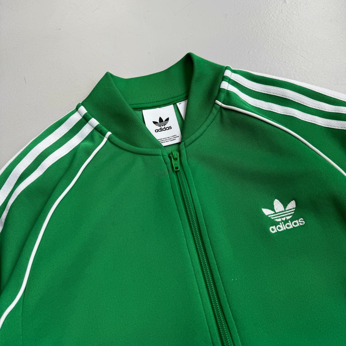 아디다스 XL 신형 파이어버드 슈퍼스타 트랙탑 져지 그린 상품이미지3
