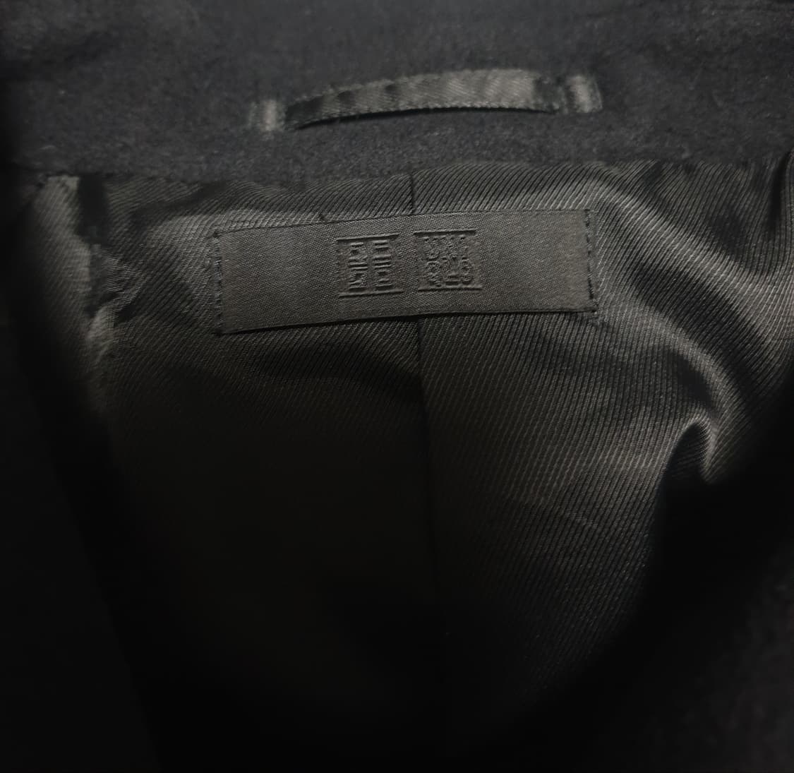 유니클로 울 혼방 발마칸 코트 블랙 (L) 상품이미지4