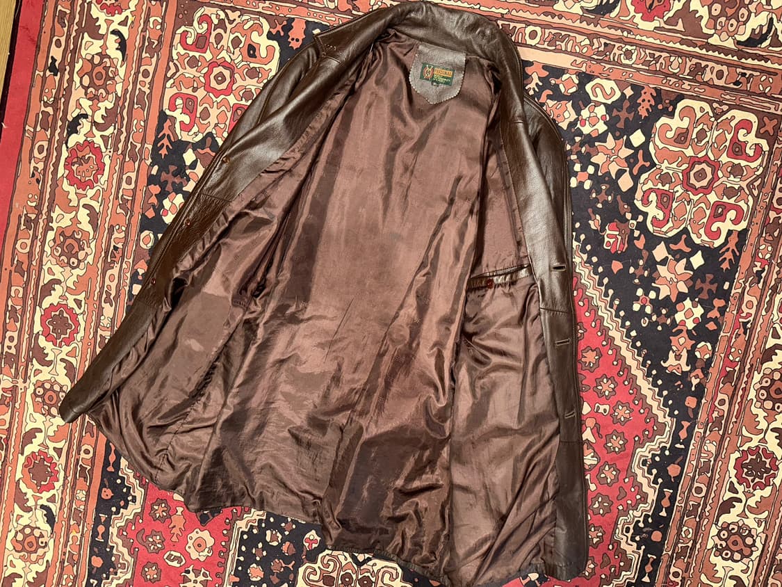 ( XL ) 가죽코트 가죽카코트 레더자켓 가죽자켓 소가죽 양가죽 상품이미지3