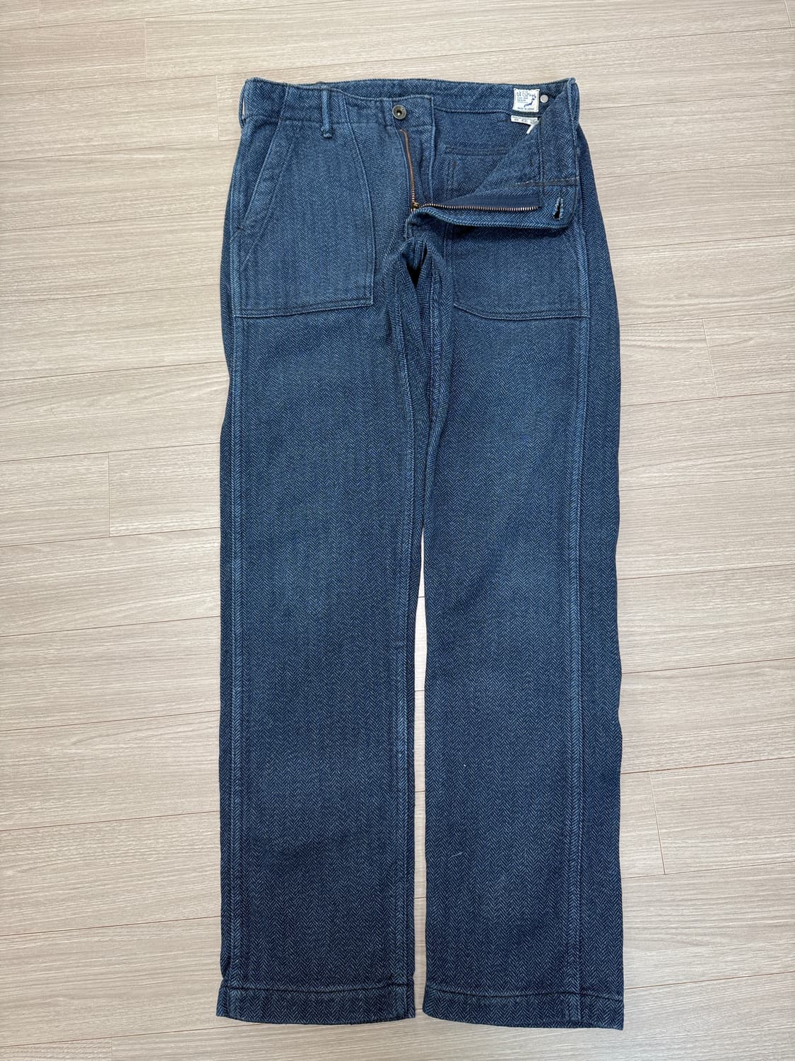 orslow 오어슬로우 헤링본 퍼티그 슬림 레어템 1사이즈 상품이미지2