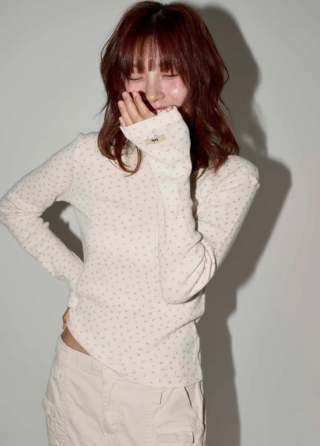 디어시스 FLORAL PRINTED LONG SLEEVE TEE (cre 상품이미지1