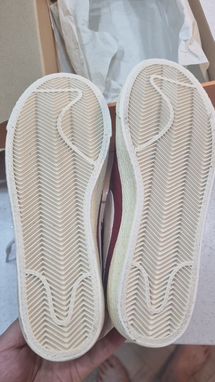 새상품/풀박스] 2013 나이키 우먼스 블레이저 미드 빈티지 '노블 레드 상품이미지4