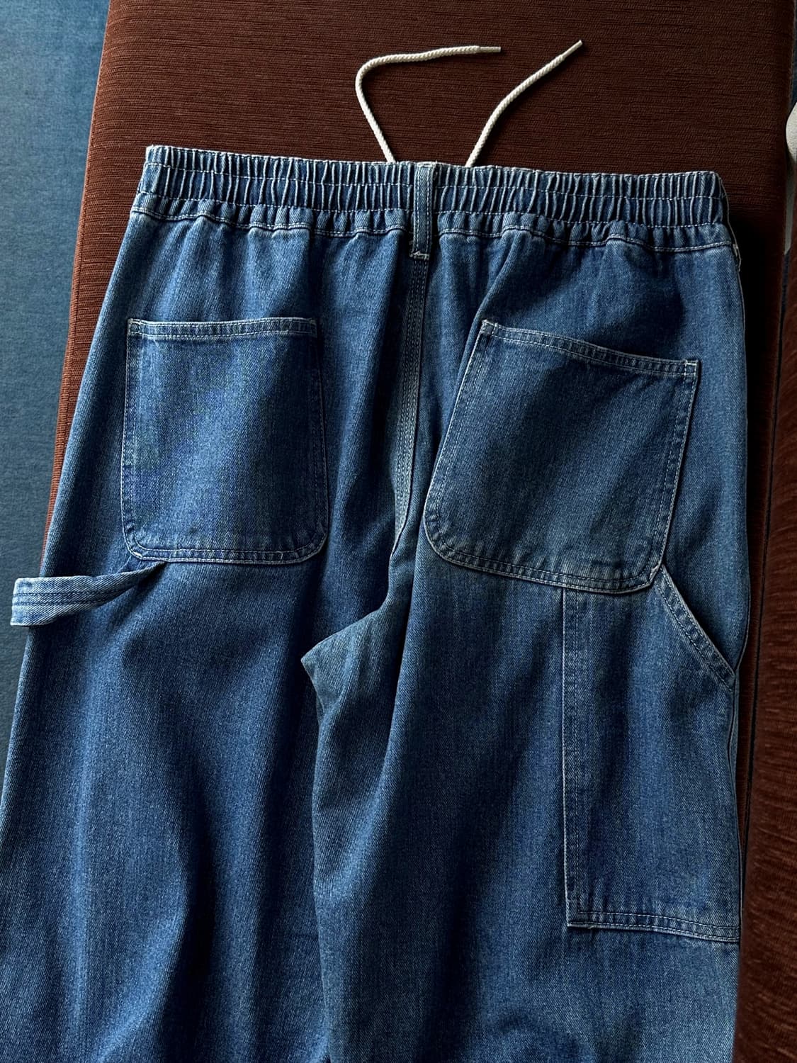 Utility design denim easy painter pants 상품이미지9