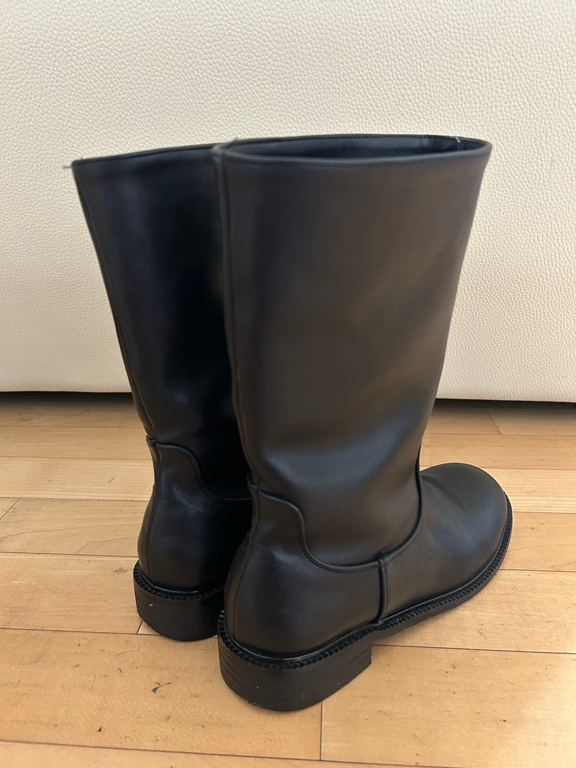 코모레비뮤지엄 핸드메이드 와이드 클래식 미들 부츠｜KM009 상품이미지7