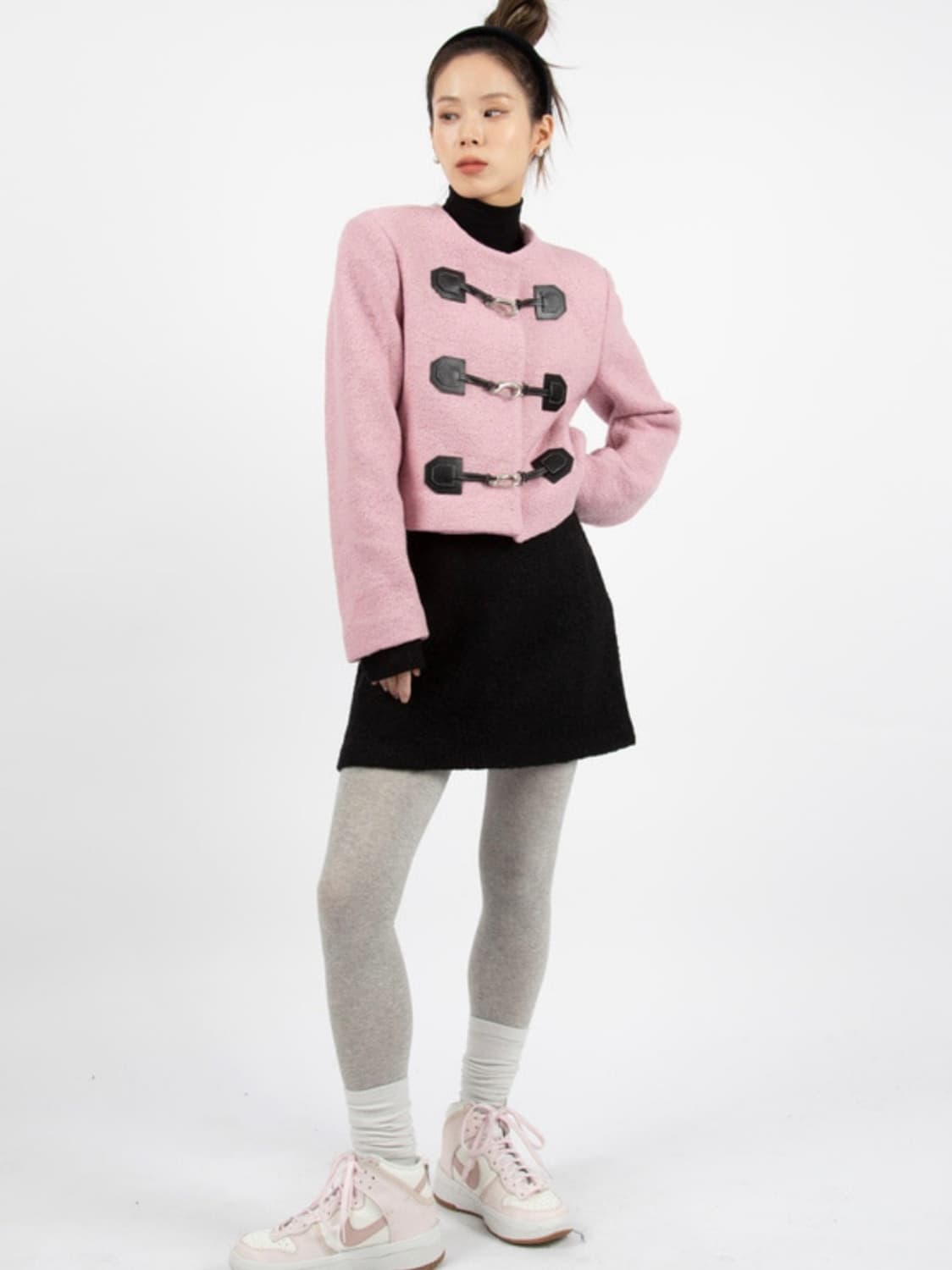 릿킴 핑크 자켓 EMILY TERRY BUCKLE JACKET 상품이미지2