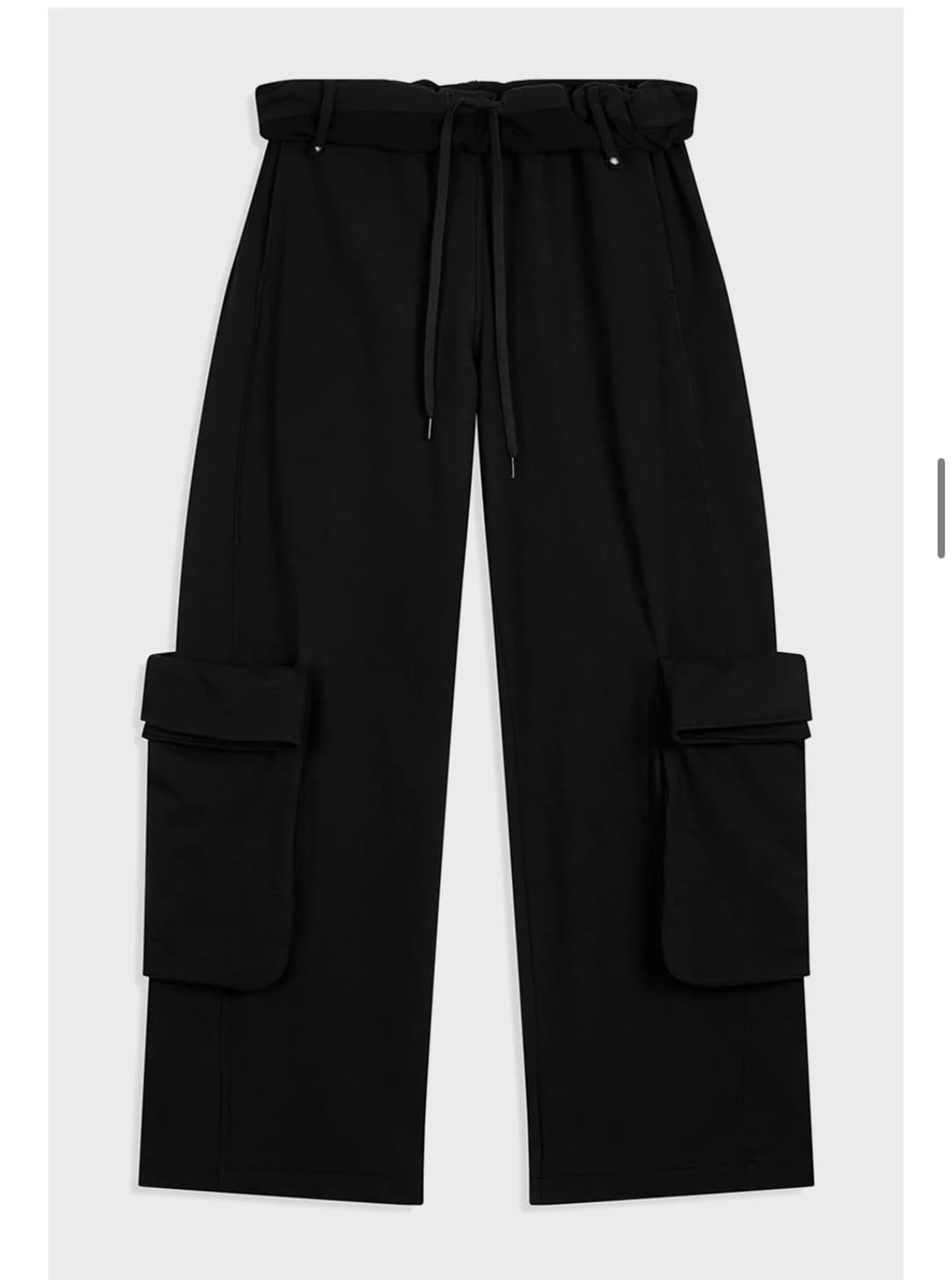 오픈와이와이 rolled waist sweat cargo pants 상품이미지2