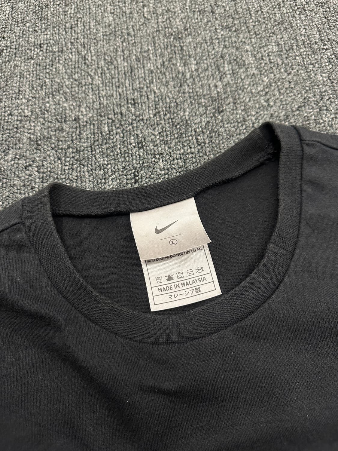L) 나이키 빈티지 로고 레터링 반팔티셔츠 상품이미지4