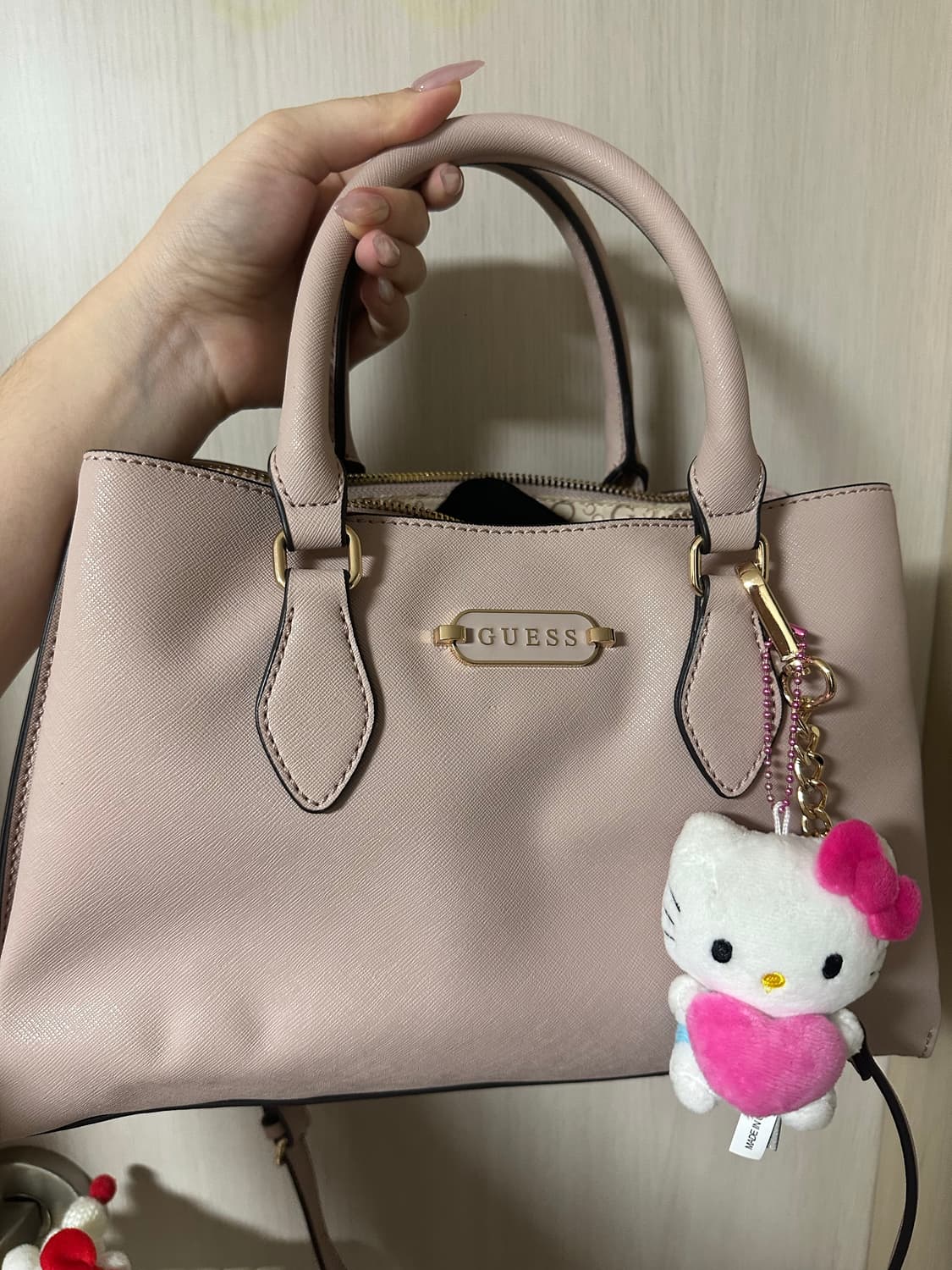 게스 딸기우유 양지뢰 갸루 가방💗 상품이미지1