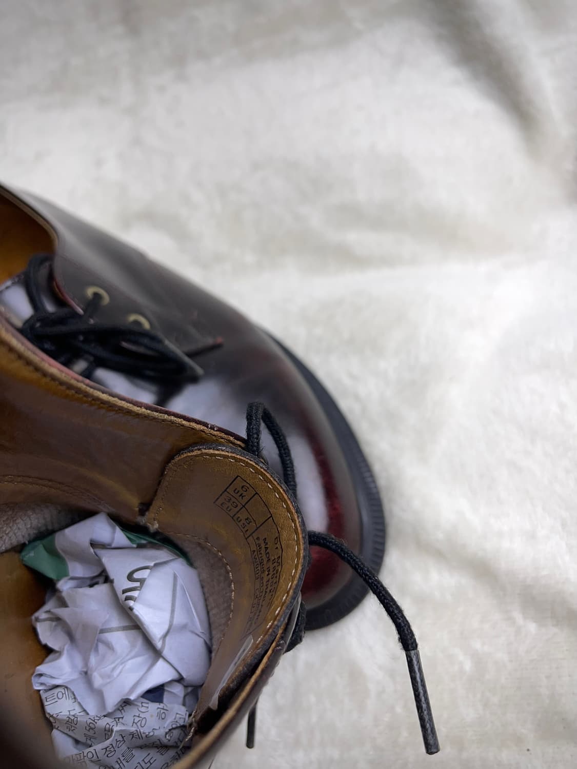 [39] 닥터마틴 2홀 브룩 || 250-250 (체리레드) 상품이미지7