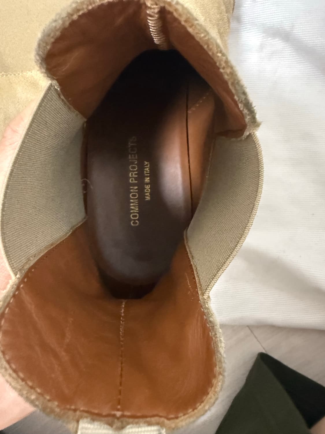 커먼프로젝트 첼시부츠 tan 상품이미지5