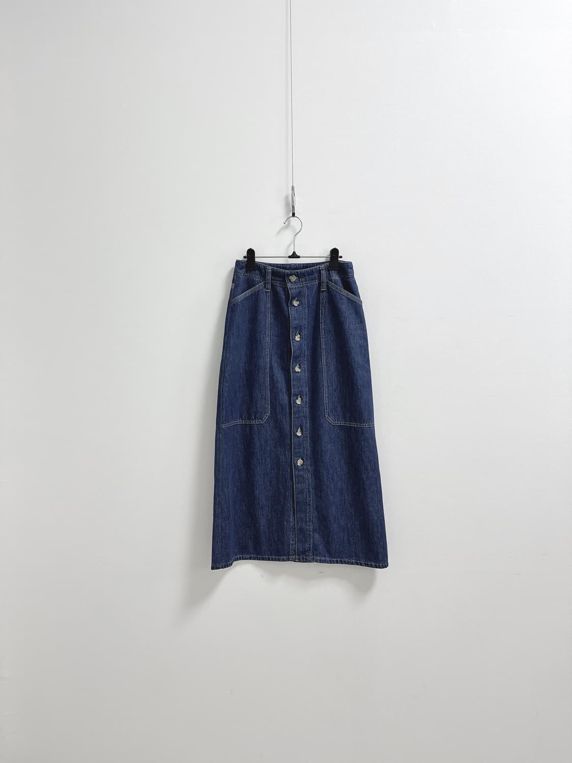 마시모두띠 버튼다운 데님 스커트 상품이미지1