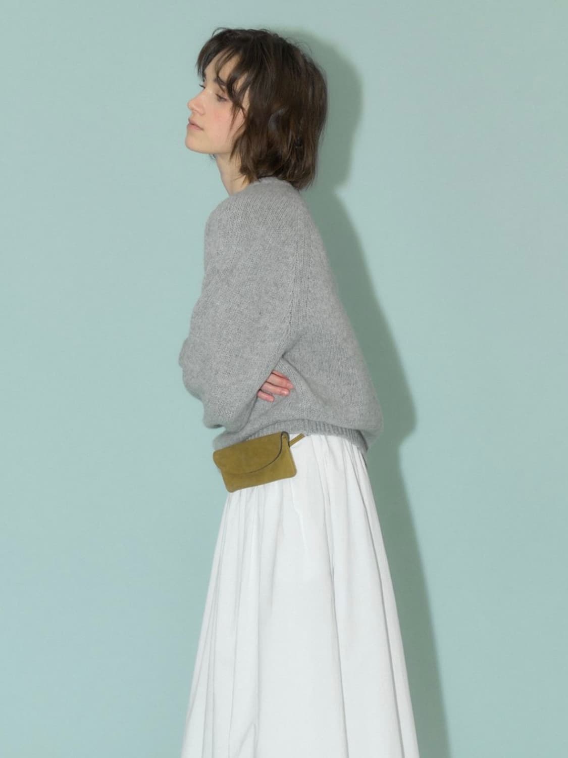 Foeto 포에토 How string bag 벨트백 _ 올리브 상품이미지2