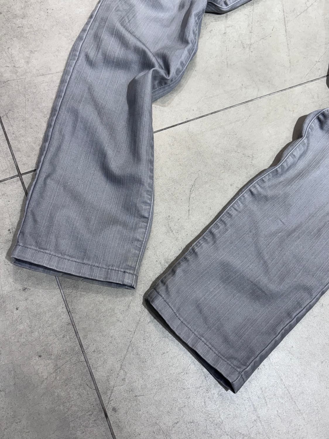 Katharine Hamnett 그레이 워싱 팬츠 바지 상품이미지2