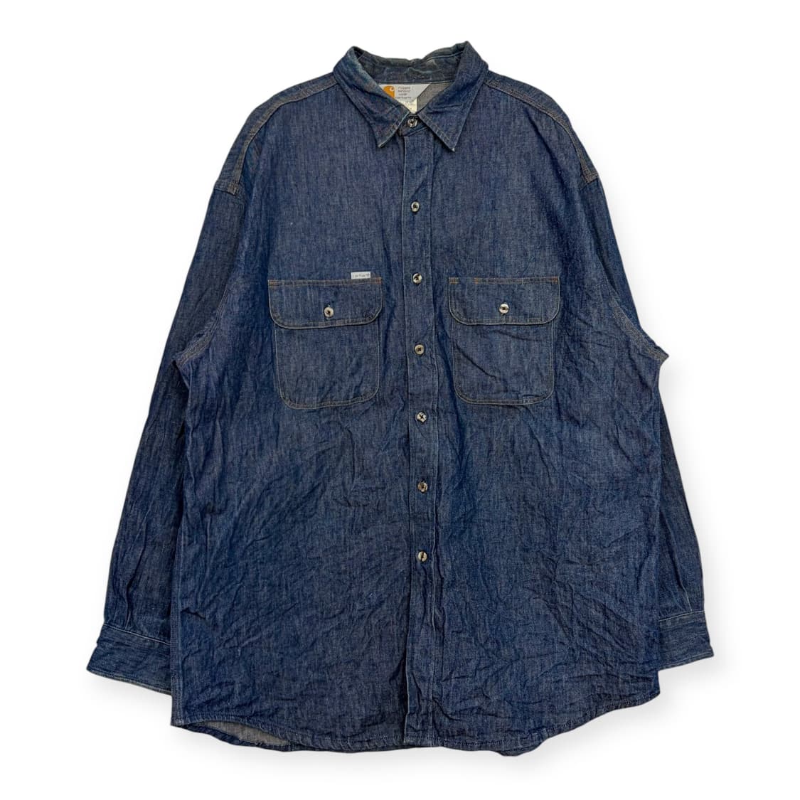 칼하트 데님 청 워크 셔츠 상품이미지1