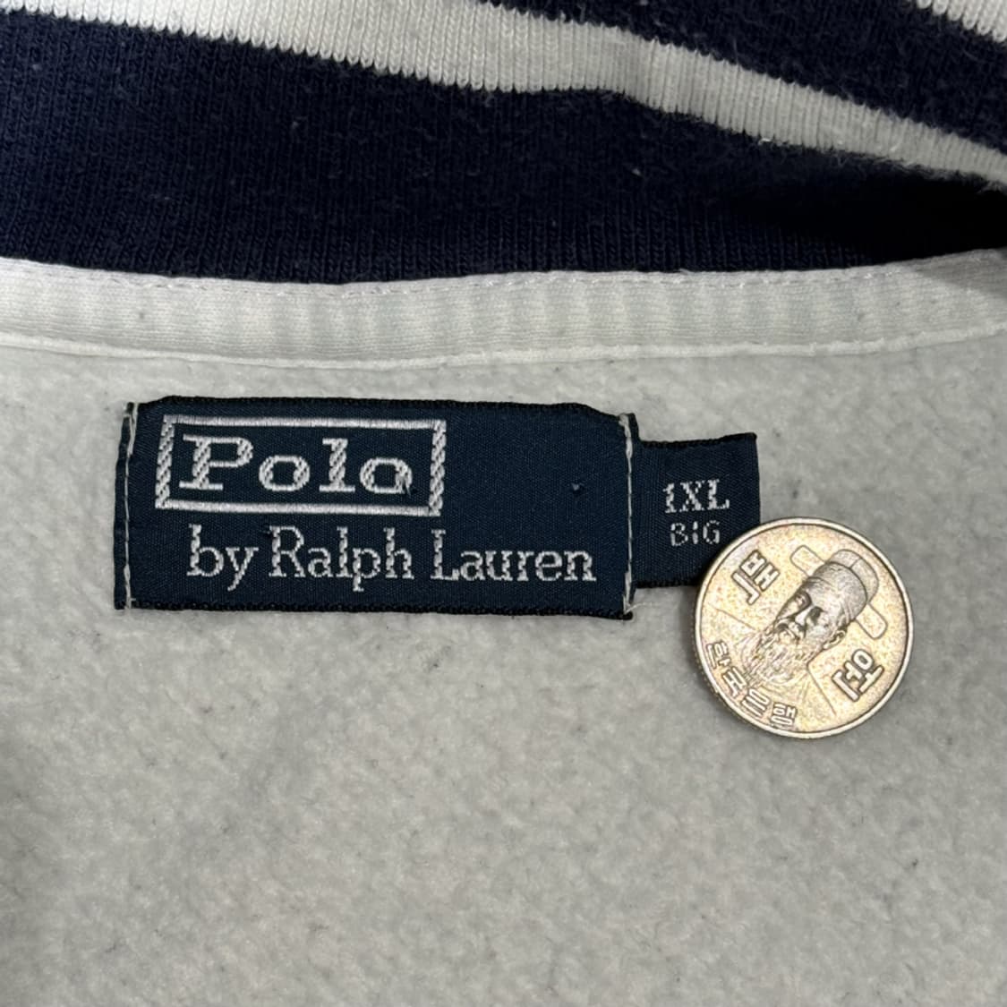 랄프로렌 폴로 P WING P윙 1/4 집업 스웻 맨투맨 90s 00s 상품이미지3