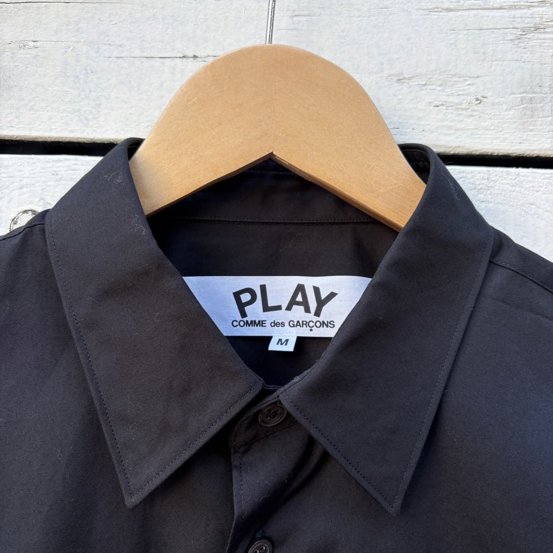 Comme des Garcons 꼼데가르송 검정 셔츠 상품이미지3