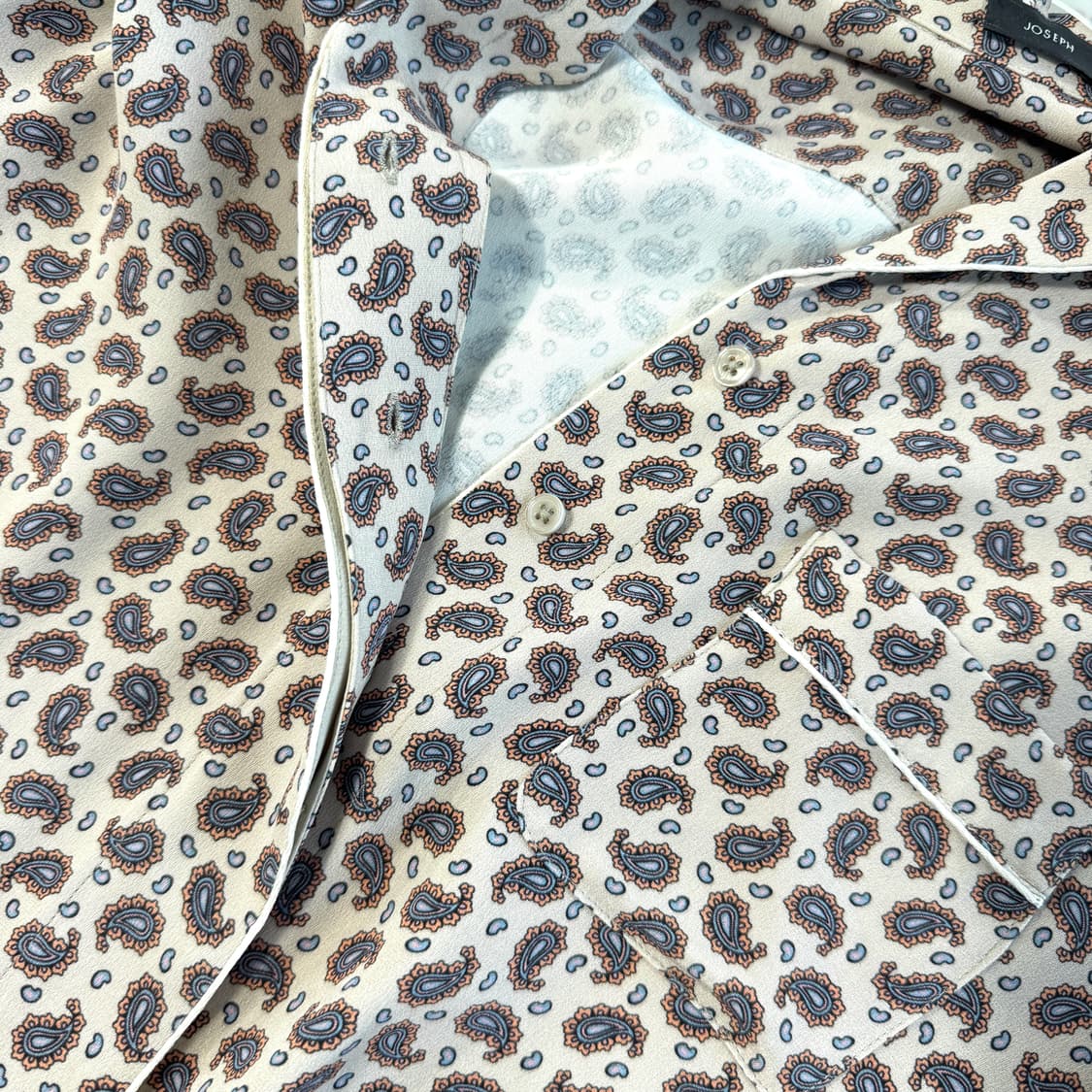 조셉 페이즐리 실크 점프수트 상품이미지3