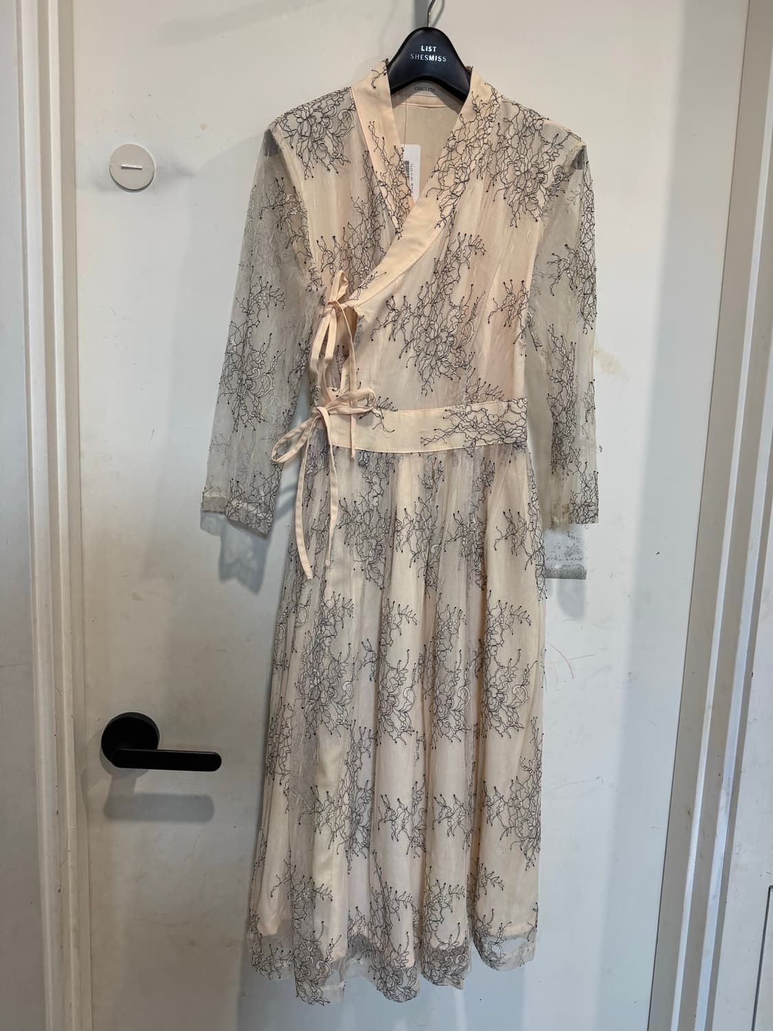 새상품 시크라인 철릭 원피스 상품이미지3