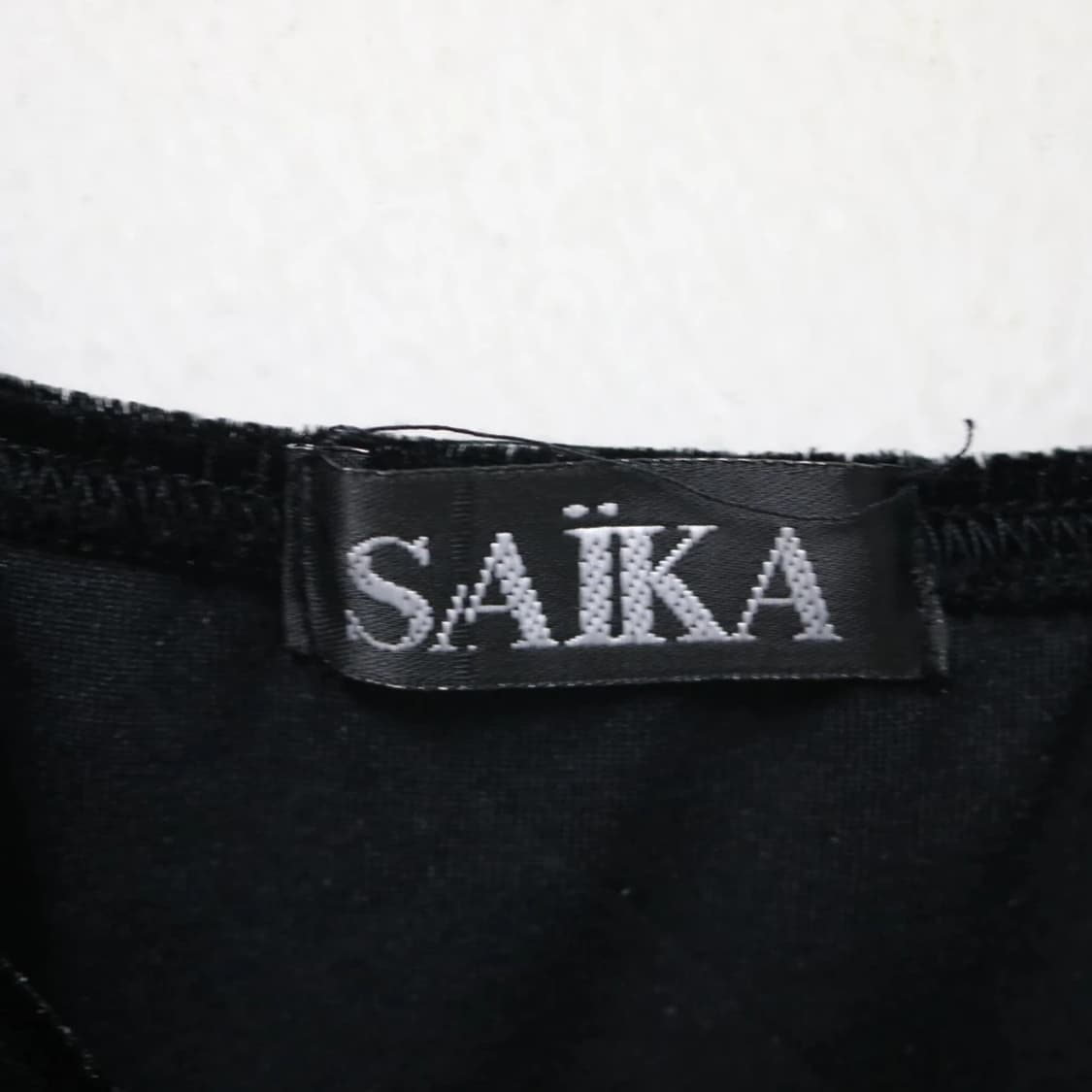 SAIKA 히메갸루 리본 포인트 벨벳 미니 원피스 61489 상품이미지9