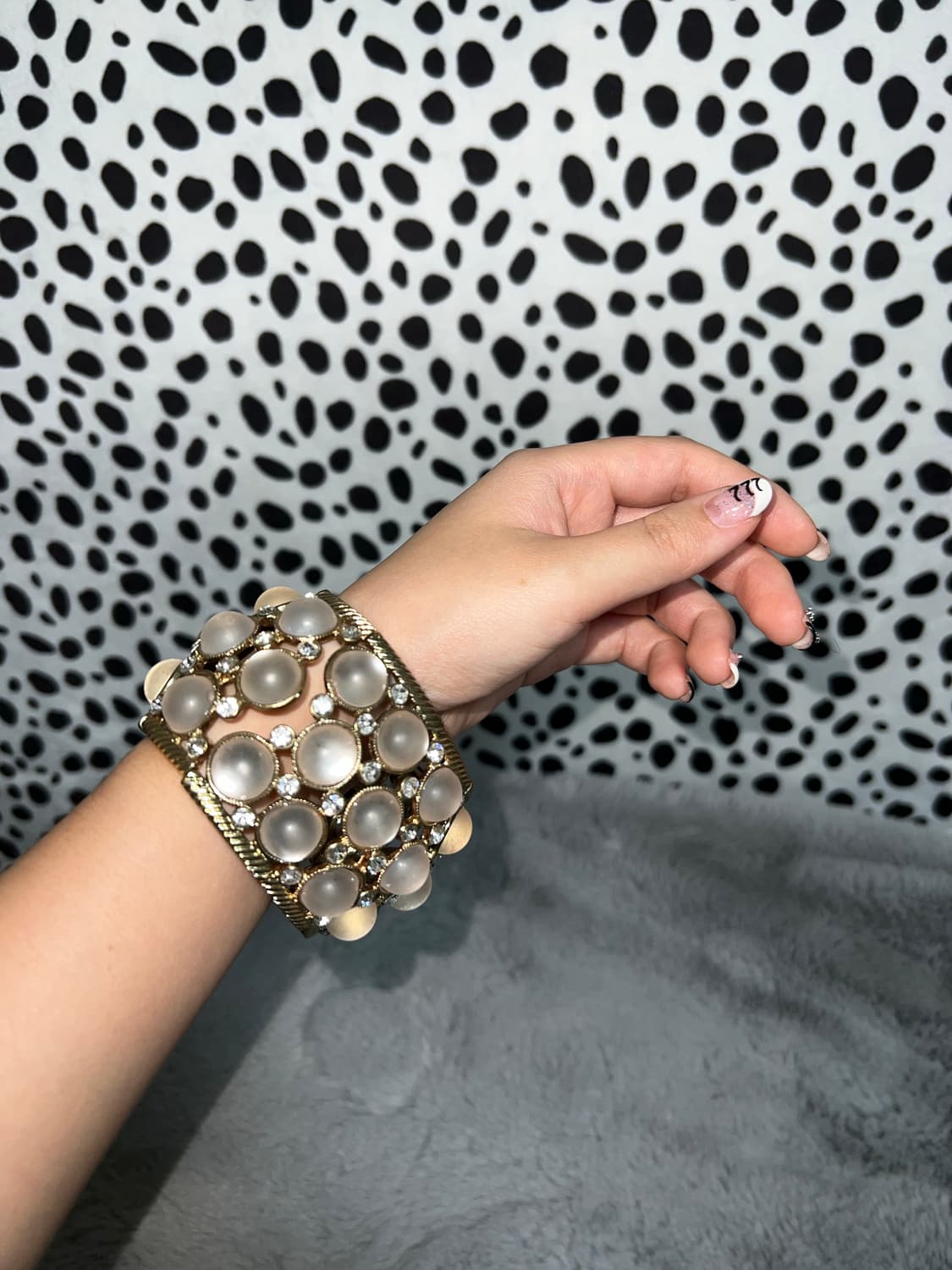 오리엔탈 페어리 볼드 캣츠아이 빈티지 팔찌  상품이미지3