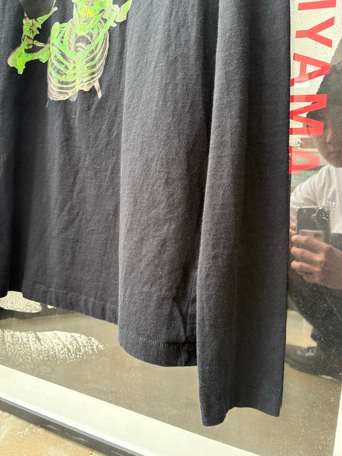 17ss Off White Mirror skull 롱슬리브 상품이미지4