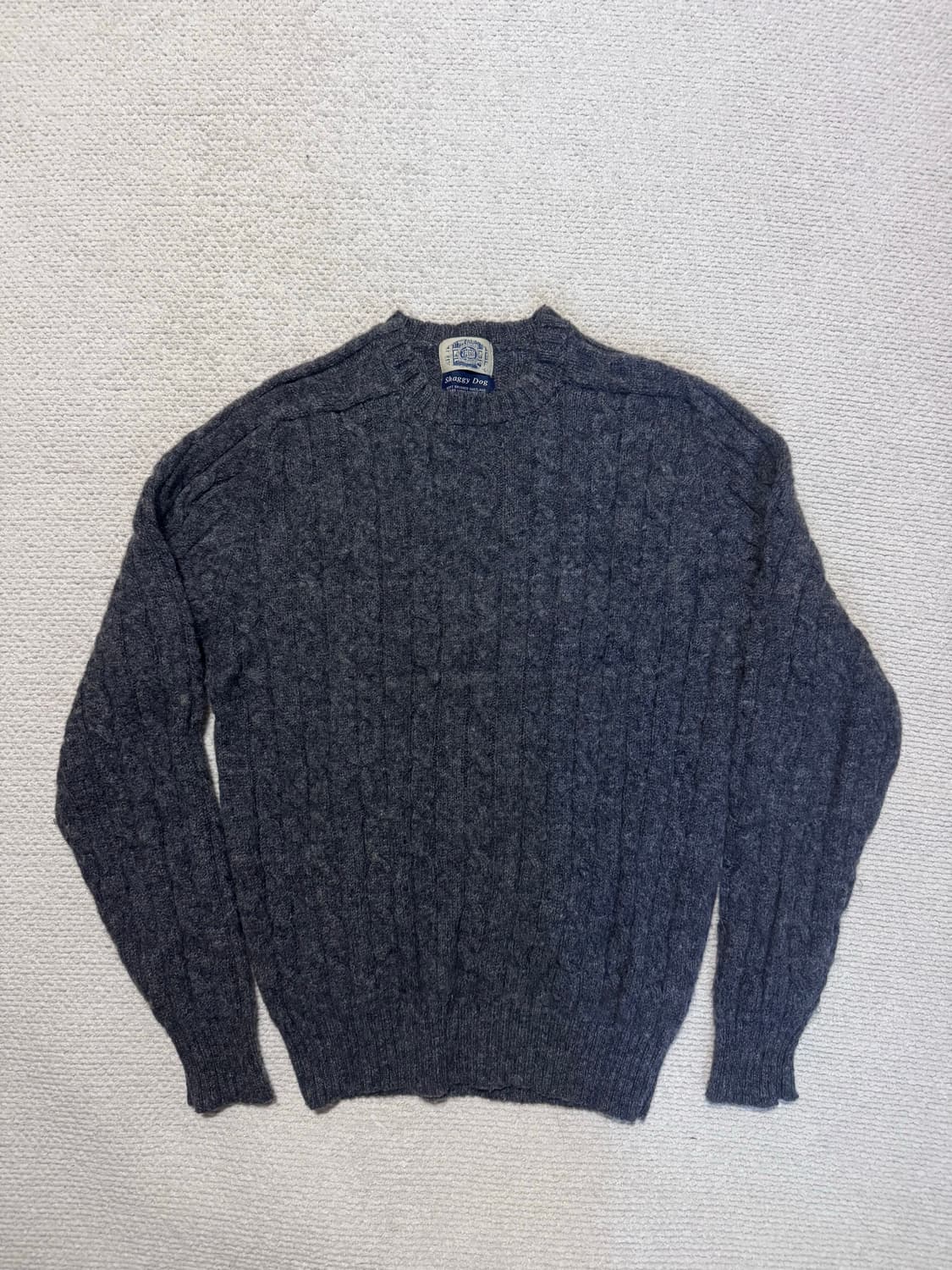 J.PRESS 스코틀랜드 쉐기독 울 니트 그레이 L 상품이미지1