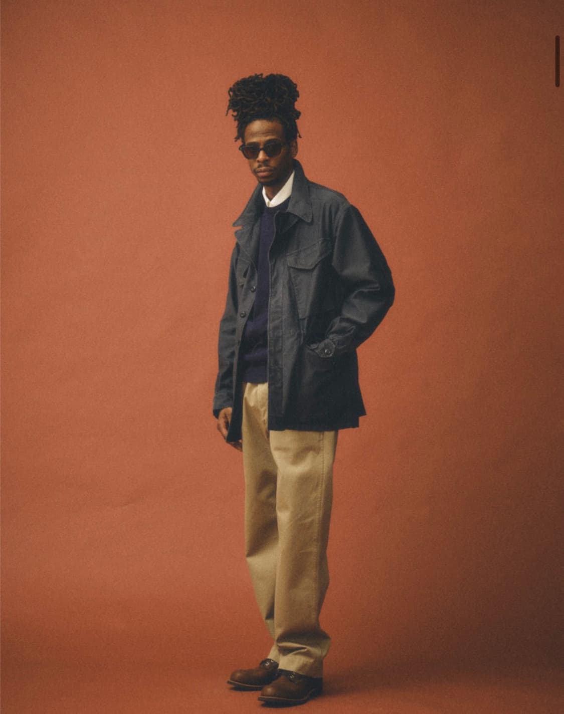 아웃스탠딩 M-1943 필드 자켓 차콜 S 새상품 상품이미지3