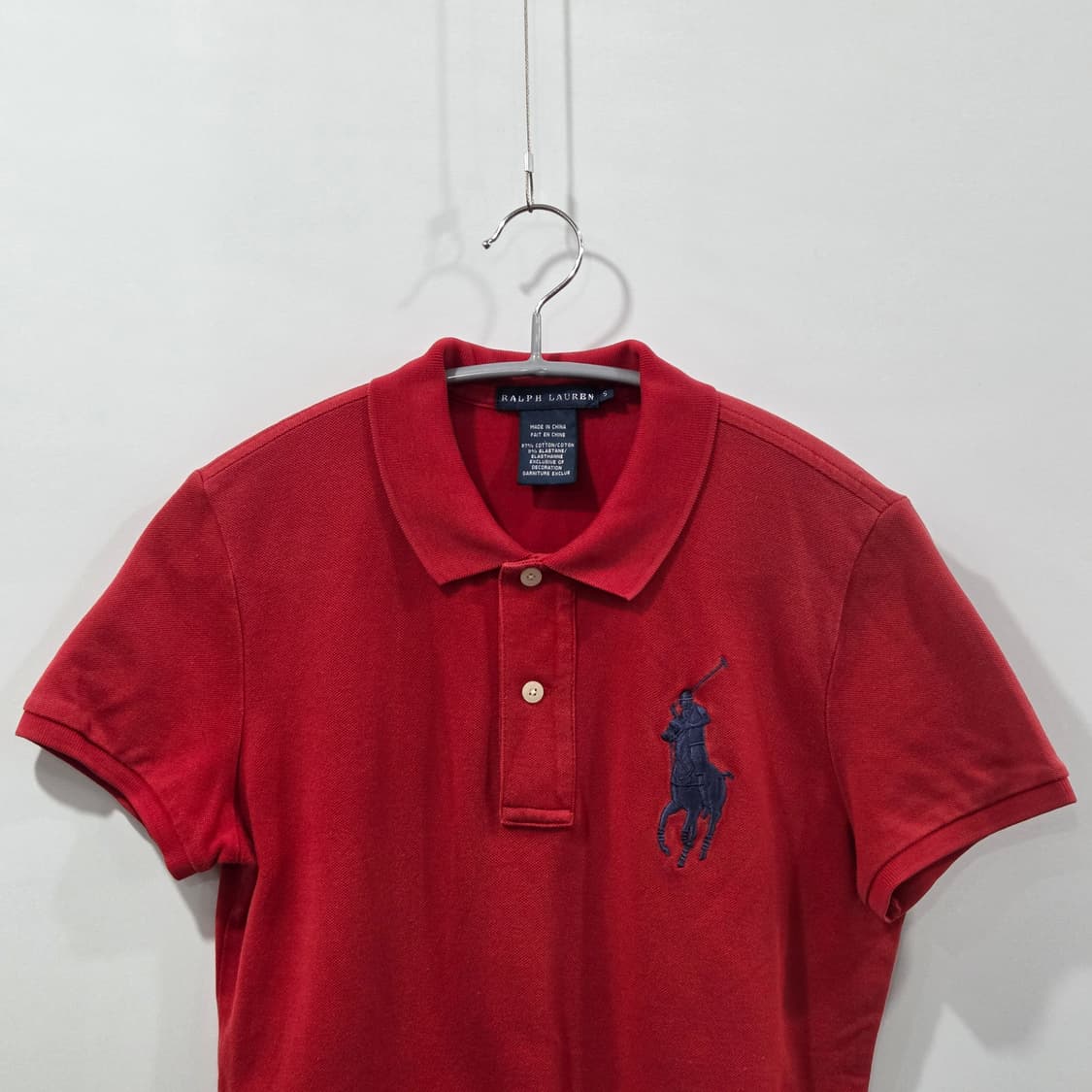 폴로랄프로렌 우먼 빅포니 피케 카라 반팔티 S 상품이미지2